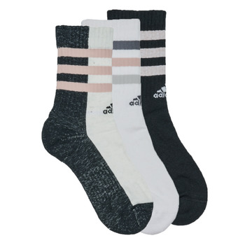 Shoe accessories Sports socks Adidas Sportswear 3S CRW BOLD 3P White / Black / White