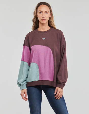 Clothing Women Sweaters Roxy HAPPY DAIZE Multicolour
