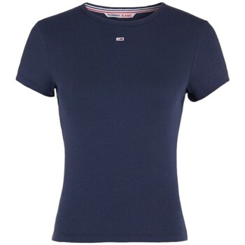 Clothing Women Short-sleeved t-shirts Tommy Hilfiger DW0DW14876C87 Marine