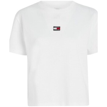 Clothing Women Short-sleeved t-shirts Tommy Hilfiger DW0DW15640YBR White