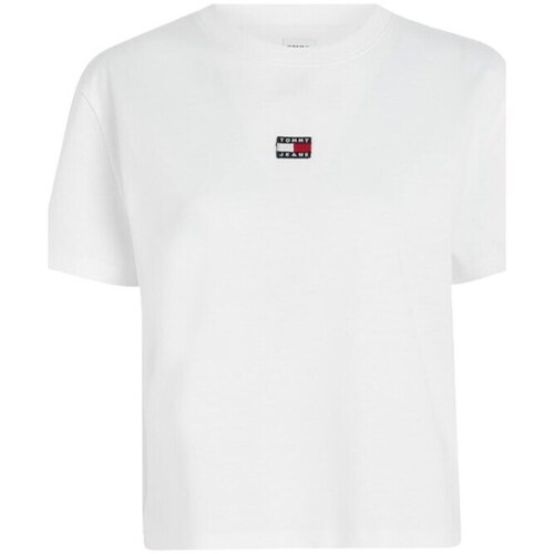 Clothing Women Short-sleeved t-shirts Tommy Hilfiger DW0DW15640YBR White