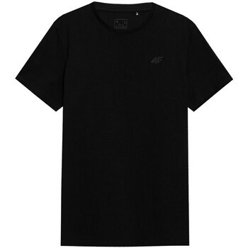 Clothing Men Short-sleeved t-shirts 4F SS23TTSHM53620S Black