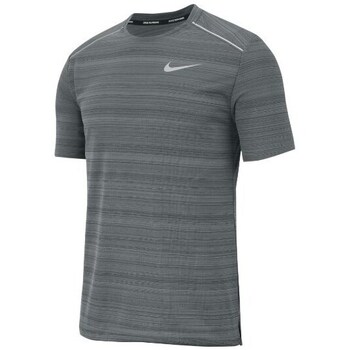 Clothing Men Short-sleeved t-shirts Nike Dry Miler Top Grey