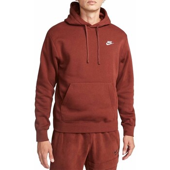 Clothing Men Sweaters Nike Sportswear Club Fleece Red