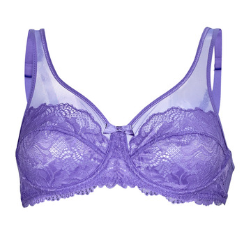 Underwear Women Underwire bras DIM GENEROUS ESSENTIEL Purple