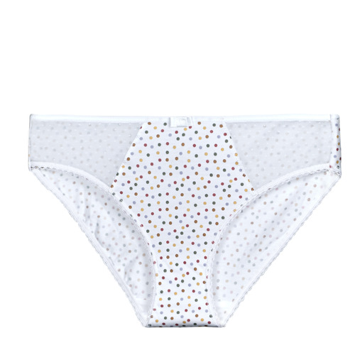 Underwear Women Knickers/panties DIM GENEROUS COTON BIO White
