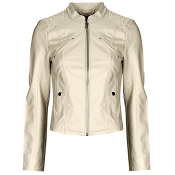 Clothing Women Leather jackets / Imitation leather Vero Moda VMFAVODONA COATED JACKET NOOS Beige