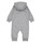 Clothing Children Jumpsuits / Dungarees Adidas Sportswear 3S FT ONESIE Grey / White