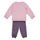 Clothing Girl Sets & Outfits Adidas Sportswear 3S JOG Pink / Purple