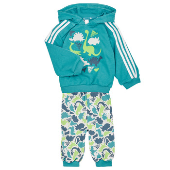 Clothing Boy Sets & Outfits Adidas Sportswear AOP FT JOG Multicolour