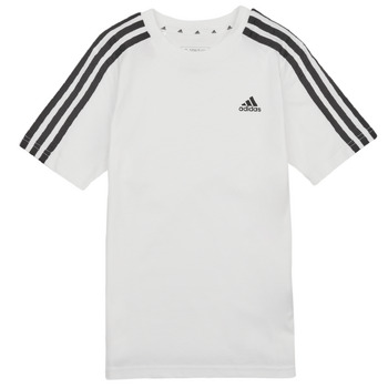 Clothing Children Short-sleeved t-shirts Adidas Sportswear 3S TEE White / Black