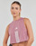 Clothing Women Tops / Sleeveless T-shirts adidas Performance TR-ES COT TK Purple / White