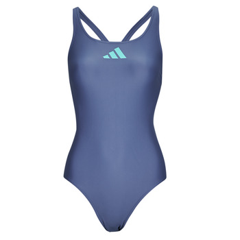 Clothing Women Swimsuits adidas Performance 3 BARS SUIT Blue