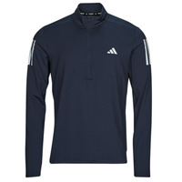 Clothing Men Long sleeved tee-shirts adidas Performance OTR 1/4 ZIP Blue