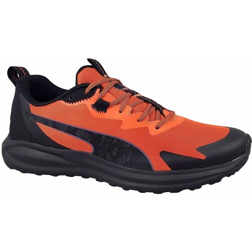Shoes Men Running shoes Puma Twitch Runner Trail Summer Black, Orange