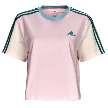 Clothing Women Short-sleeved t-shirts Adidas Sportswear 3S CR TOP Pink