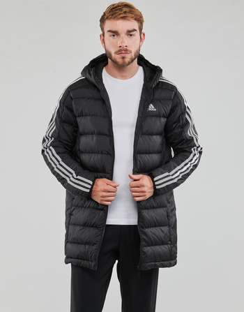 Clothing Men Duffel coats Adidas Sportswear ESS 3S L D H PA Black / White