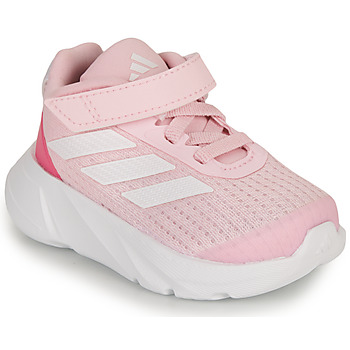 Shoes Girl Low top trainers Adidas Sportswear DURAMO SL EL I Pink / White