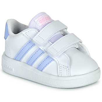 Shoes Girl Low top trainers Adidas Sportswear GRAND COURT 2.0 CF I White / Lilac