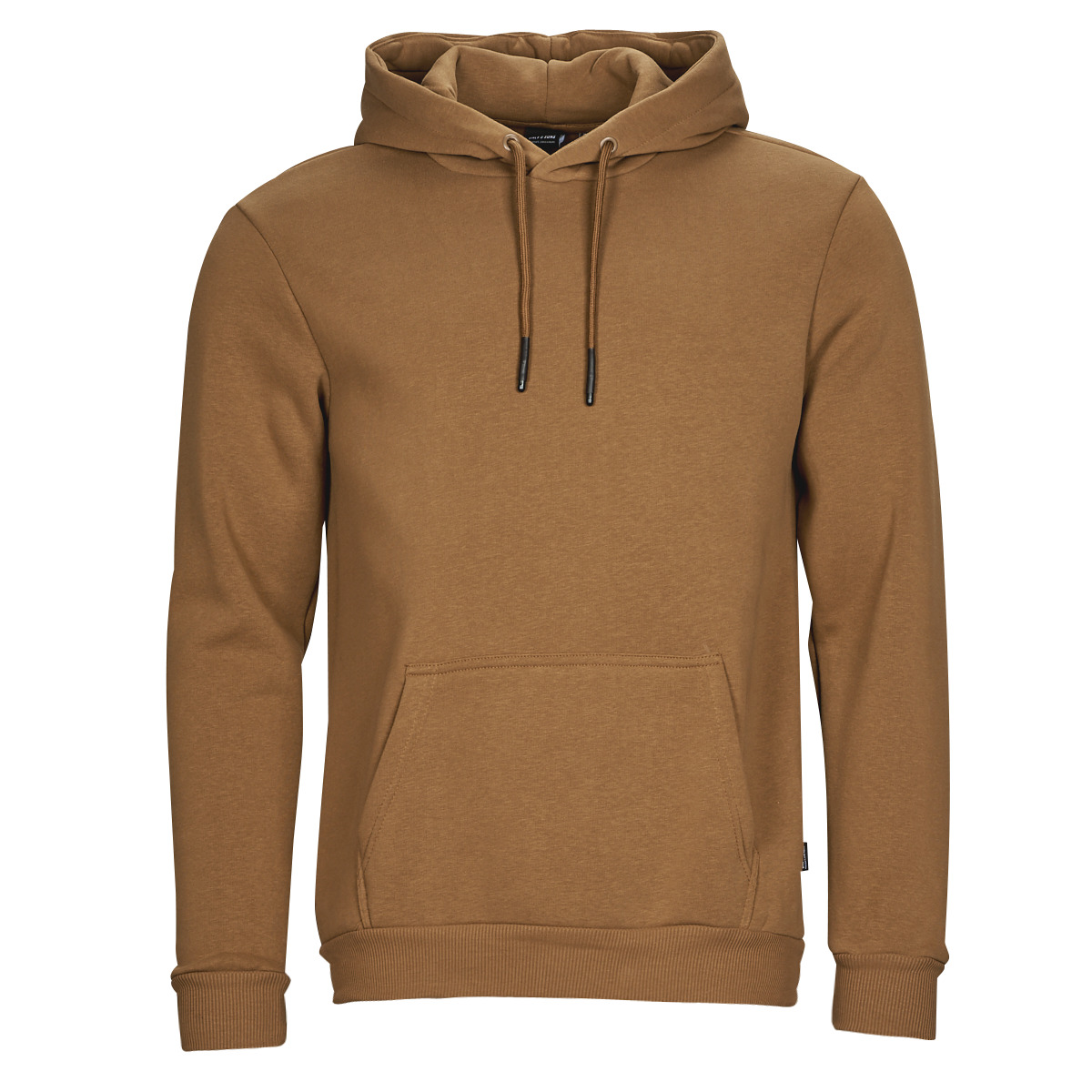 only & sons   onsceres hoodie sweat noos  men's sweatshirt in brown