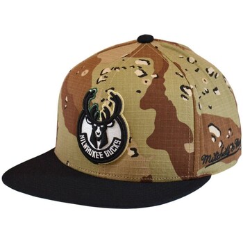 Clothes accessories Caps Mitchell And Ness Nba Milwaukee Bucks Beige, Black, Brown