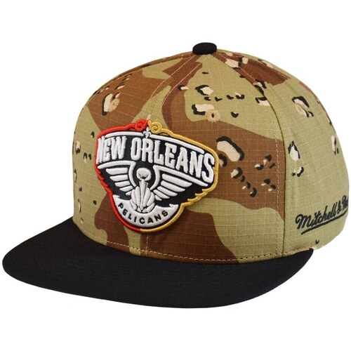 Clothes accessories Caps Mitchell And Ness Nba New Orleans Pelicans Beige, Black