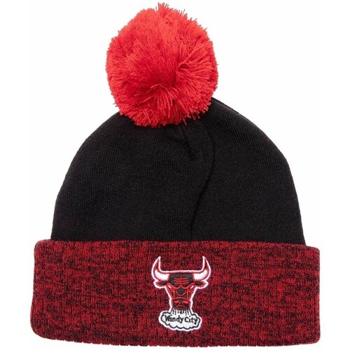 Clothes accessories Hats / Beanies / Bobble hats Mitchell And Ness Two Tone Pom Beanie Hwc Chicago Bulls Red, Black