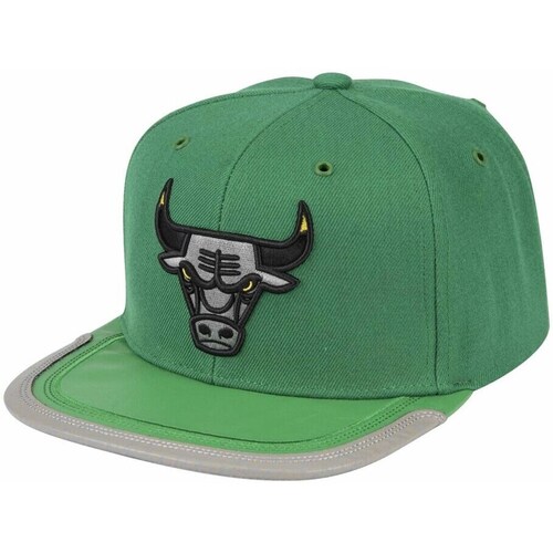 Clothes accessories Men Caps Mitchell And Ness Day 3 Snapback Chicago Bulls Green
