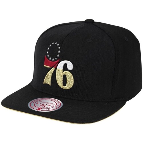 Clothes accessories Caps Mitchell And Ness Nba Philadelphia 76ERS Black