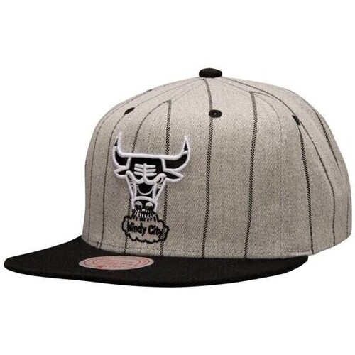 Clothes accessories Caps Mitchell And Ness Nba Chicago Bulls Pin Pop Snapback Grey