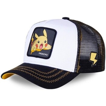 Clothes accessories Caps Capslab Pokemon Pikachu Trucker Black, White