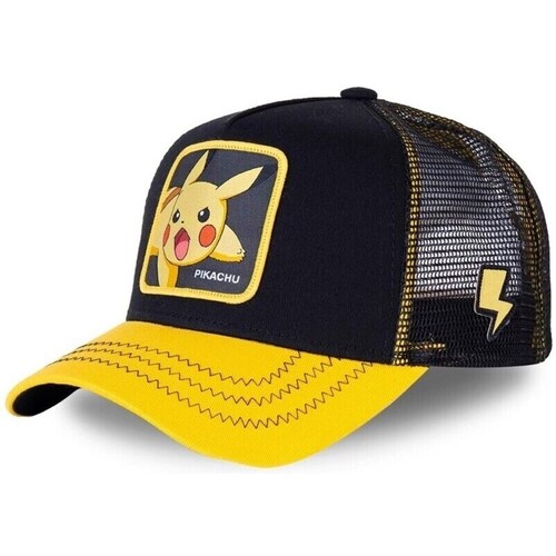 Clothes accessories Caps Capslab Pokemon Pikachu Trucker Black, Yellow