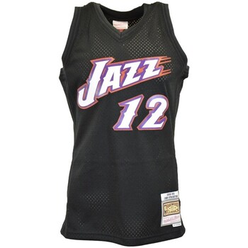 Clothing Men Short-sleeved t-shirts Mitchell And Ness Nba Utah Jazz John Stockton Swingman Black