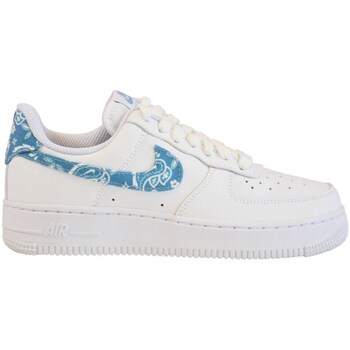 Shoes Women Low top trainers Nike Air Force 1 07 Essential White, Light blue