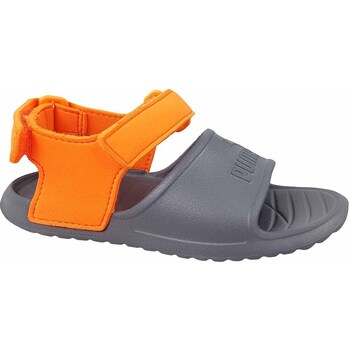 Shoes Children Sandals Puma Divecat V2 Injex PS Grey, Orange