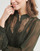 Clothing Women Tops / Blouses Only ONLHANNAH LS MIX LACE TOP  WVN Kaki