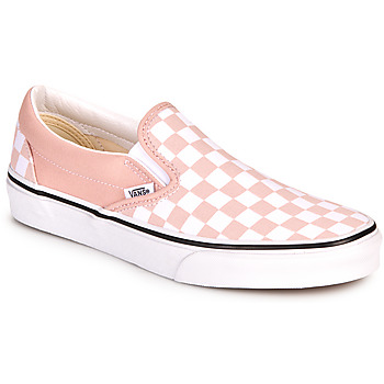 Shoes Women Slip-ons Vans Classic Slip-On Pink / White