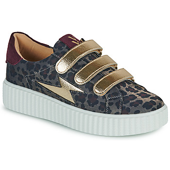 Shoes Women Low top trainers Vanessa Wu MAELLE Marine / Gold