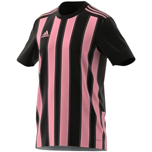 Clothing Men Short-sleeved t-shirts adidas Originals Striped 21 Pink, Black