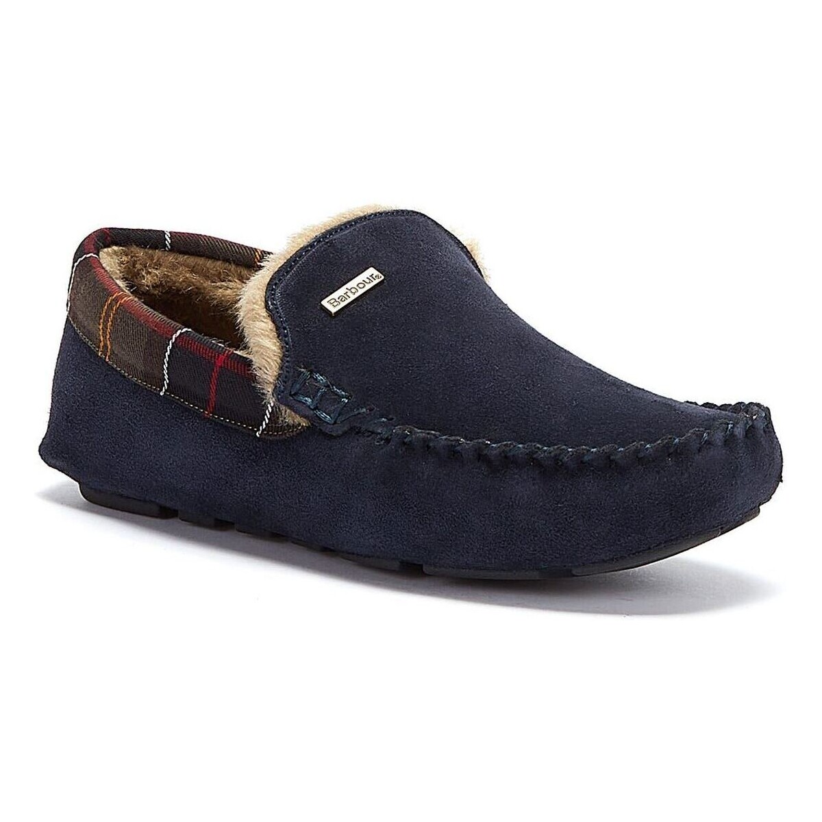 Barbour Mens Monty Slippers Blue