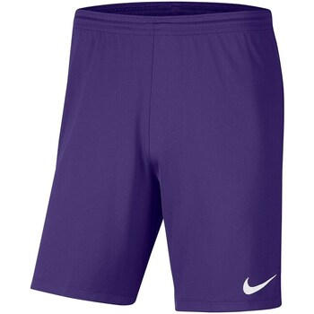 Clothing Boy Cropped trousers Nike Dry Park Iii NB K Purple