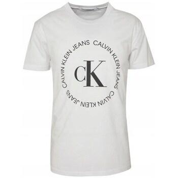Clothing Men Short-sleeved t-shirts Calvin Klein Jeans DACC1646F White