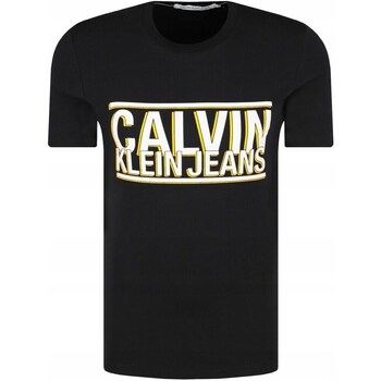 Clothing Men Short-sleeved t-shirts Calvin Klein Jeans ZM0ZM01574BAE Black