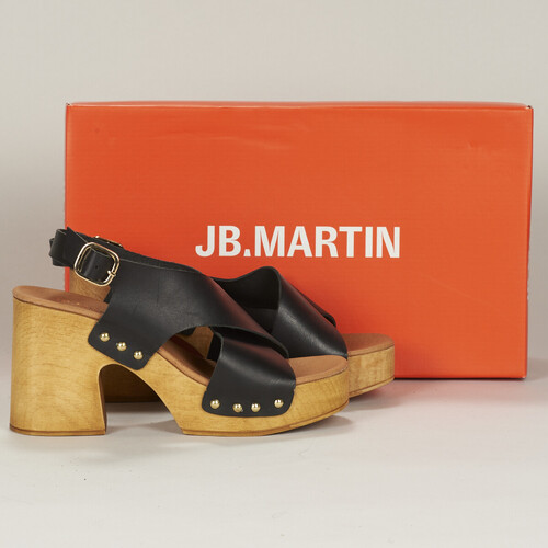 Shoes Women Clogs JB Martin AIMEE Buffle / Black