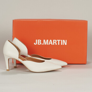 Shoes Women Heels JB Martin ENVIE Nappa / Chalk