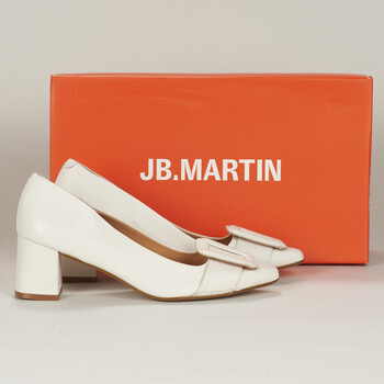 Shoes Women Heels JB Martin VERACE Nappa / Chalk