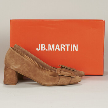Shoes Women Heels JB Martin VERACE Goat / Velvet / Camel