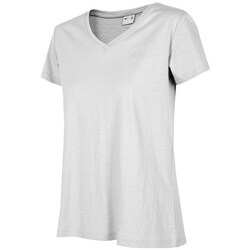 Clothing Women Short-sleeved t-shirts 4F H4Z22TSD352CHODNYJASNYSZARY Grey