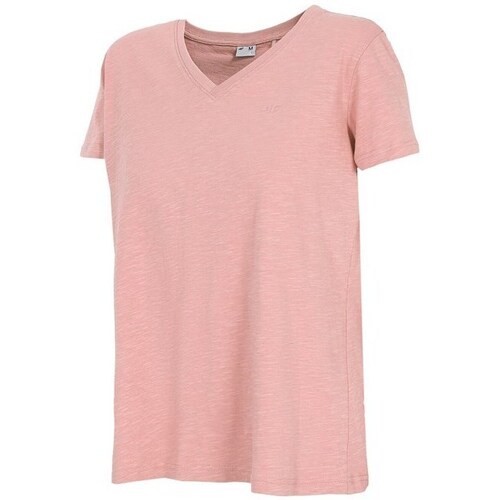 Clothing Women Short-sleeved t-shirts 4F H4Z22TSD352JASNYR Pink