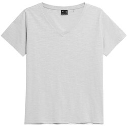 Clothing Women Short-sleeved t-shirts 4F SS23TTSHF582CHODNYJASNYSZARY Grey